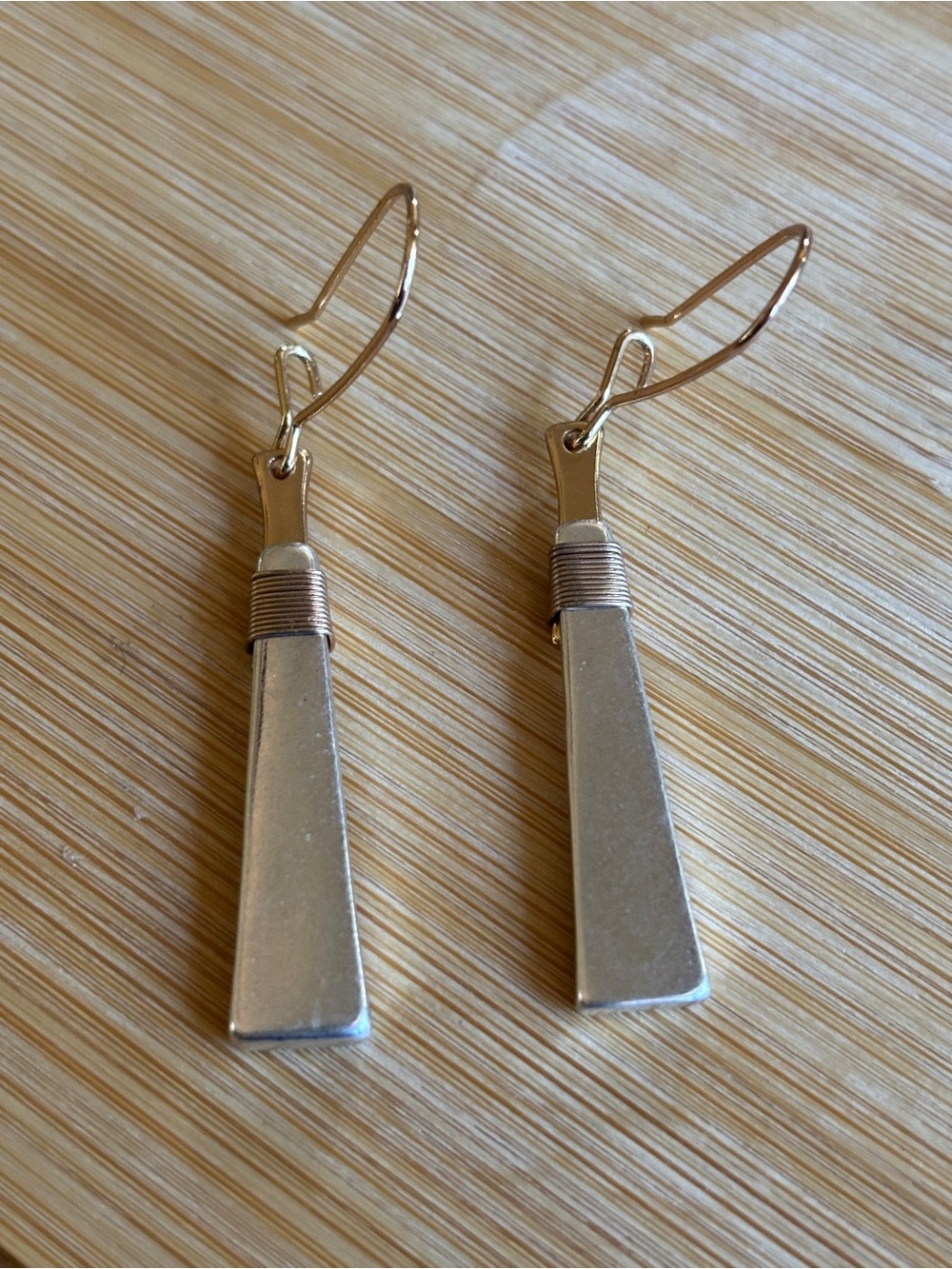 Robert Lee Morris RLM SOHO two-toned earrings